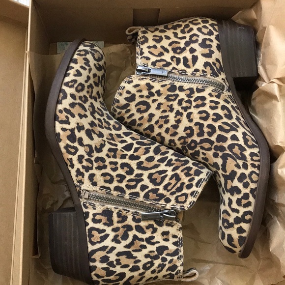 Lucky Brand Shoes - NIB Lucky Brand Leopard Basel Booties